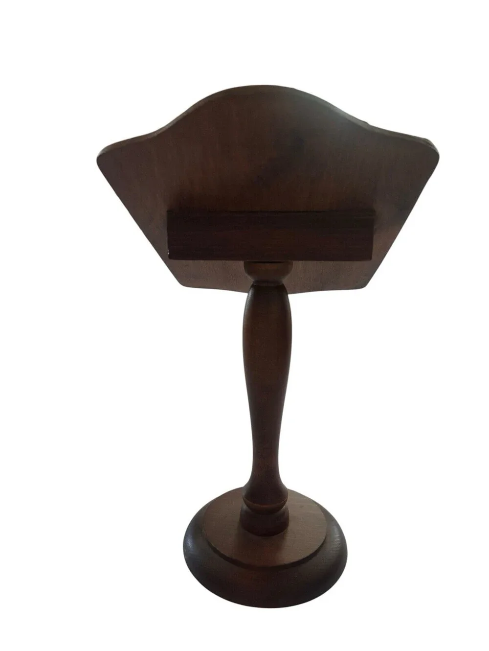 Vintage Wooden Recipe Book Holder Stand With Pages. 1960s. Rare!